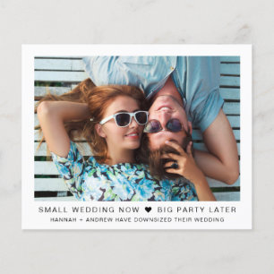 Kleinere Hochzeitsfeier Späterliches Foto