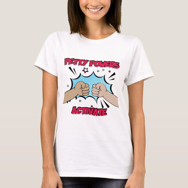 Kleinere Power aktivieren Retro-Stil 2 T-Shirt (Vorderseite)
