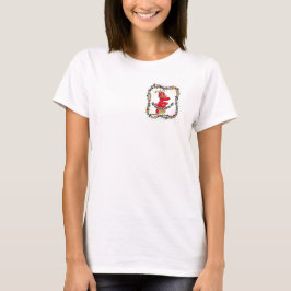 kleineres Logo auf dem T-Shirt der White Ladys