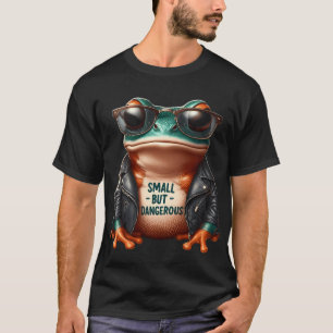 Kleines aber gefährliches Biker-Frosch-T-Shirt T-Shirt