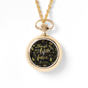 Kleines aber heftiges William Shakespeare-Gold mit Armbanduhr