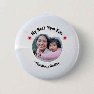 Kleines Abzeichen, große Liebe - Personalisieren S Button