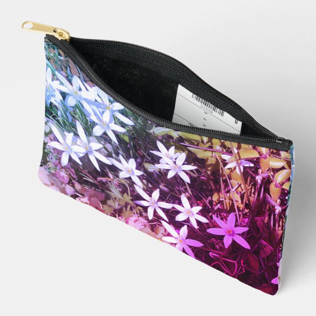 Kleines Accessoire der White Star Blume Zubehörtasche (Offen)