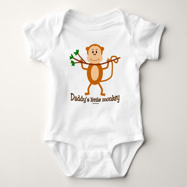 Kleines Affebaby s des Vatis u. T - Shirts (Vorderseite)
