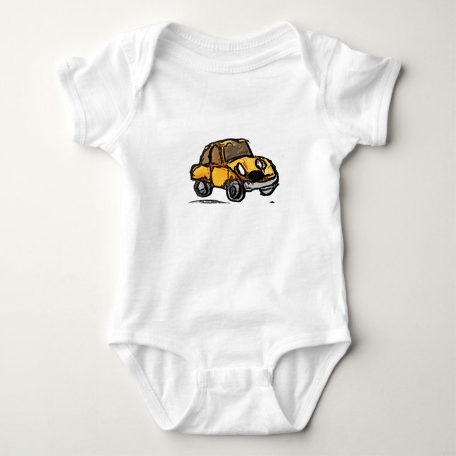 Kleines Auto Baby Strampler (Vorderseite)