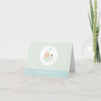 {Kleines Baby} Baby-Dusche danke Karte