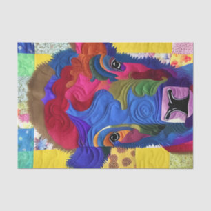 Kleines Baby Bison quilt wie Design Seidenpapier