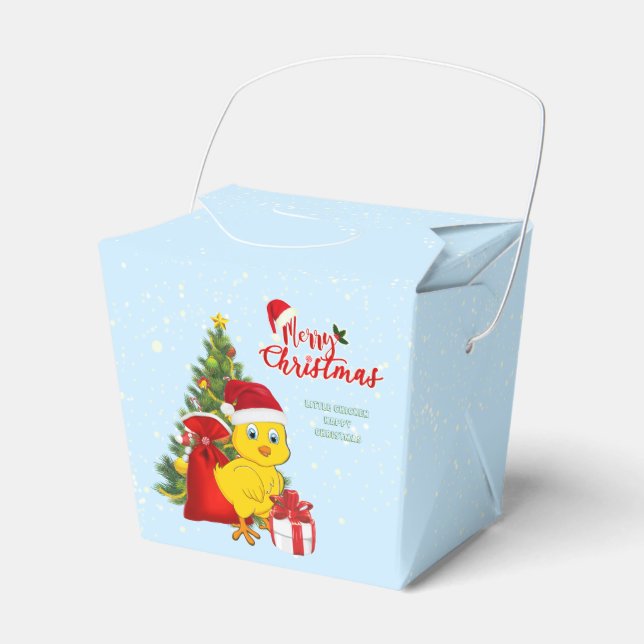 Kleines Baby Chicken Weihnachten Geschenkschachtel (Vorderseite)