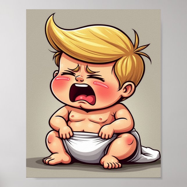 Kleines Baby Donald Poster (Vorne)