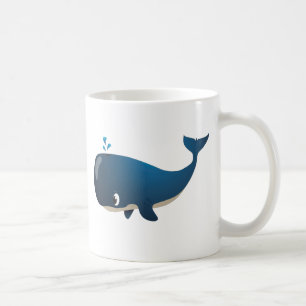 "Kleines Baby-Liebe-Siegel-" Wal-Charakter-Tasse Kaffeetasse