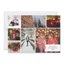 Kleines Band Multi Foto Grün Weihnachten