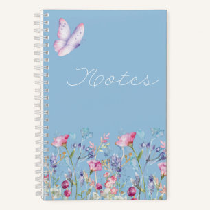 kleines Blumennotizbuch für die Arbeit Notizbuch