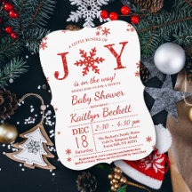 Kleines Bündel von freudlicher Weihnachtsdusche