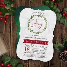 Kleines Bündel von freudlicher Weihnachtsdusche