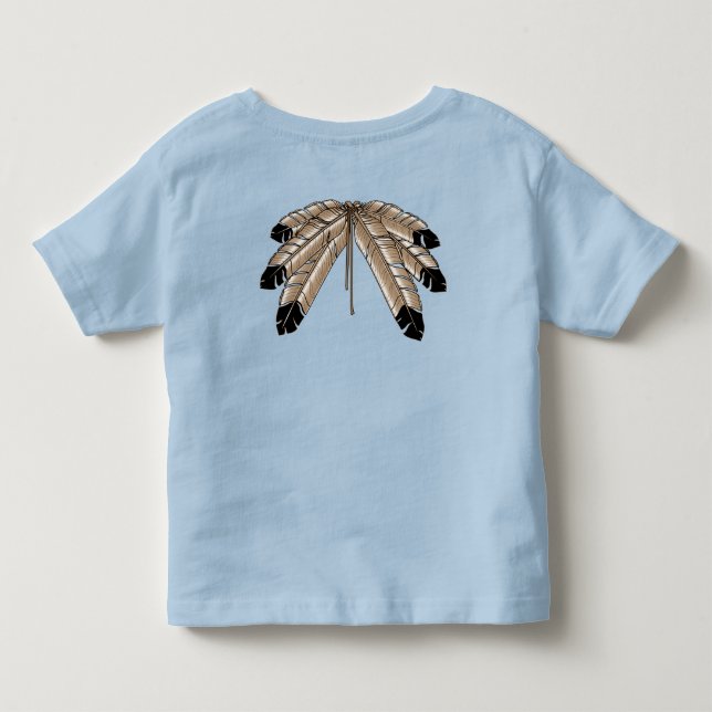 Kleines Chief Baby Shirt First Nations Kinderkind  (Rückseite)