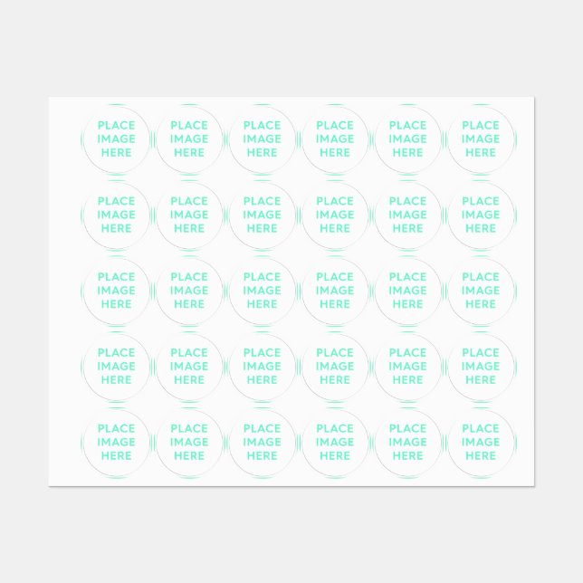 Kleines Circle Closing Label Etiketten (Blatt)