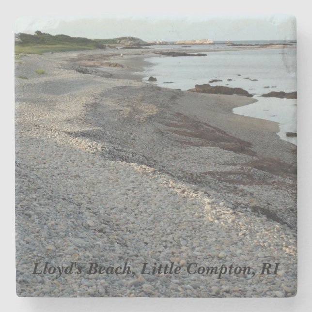 Kleines Compton, RI - Lloyd Strand Steinuntersetzer (Vorderseite)