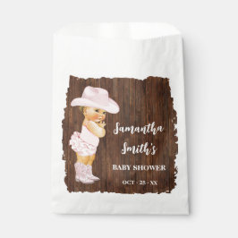 Kleines Cowgirl Western Baby Dusche Party Geschenktütchen