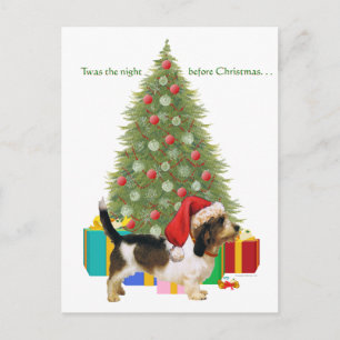 Kleines Dachshund Griffon Vendeen Weihnachten