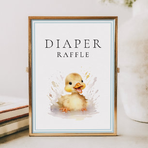 Kleines Duckling Baby Duckling Winddusche Windelwa Poster
