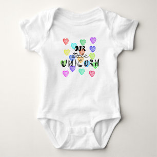 Kleines Einhorn Baby Strampler