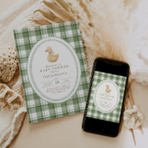 Kleines Entlein | Klassische neutrale Babyparty