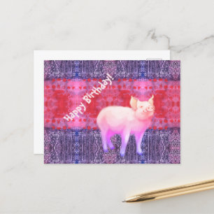 Kleines Ferkel Postkarte