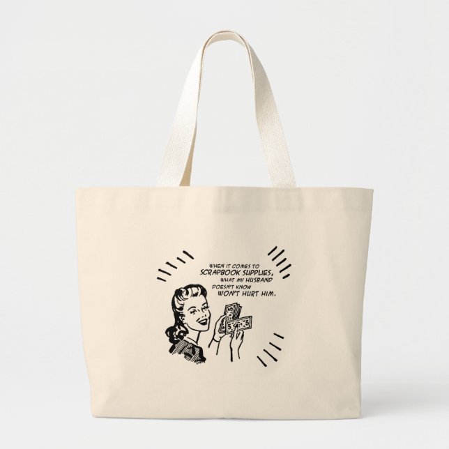Kleines Fräulein Money Bag Jumbo Stoffbeutel (Vorne)