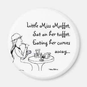Kleines Fräulein Muffet Magnet