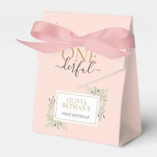 Kleines Fräulein ONEderful Mädchen Erster Geburtst Geschenkschachtel