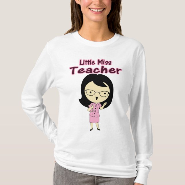 Kleines Fräulein Teacher T-Shirt (Vorderseite)