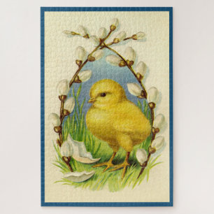 Kleines Gelbbvogel großes Puzzle