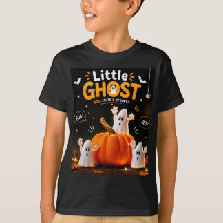 Kleines Gespenst süßes Halloween Kinder T-Shirt. T-Shirt