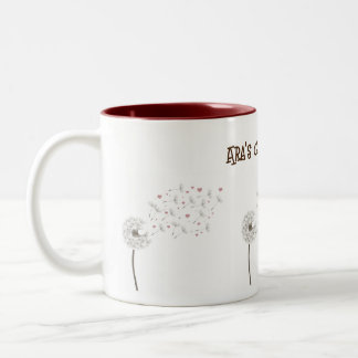 Kleines Glück mit einer besonderen Leuchte-Tasse m Zweifarbige Tasse