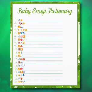 Kleines Glücksschweinchen Shamrock Baby Emoji Pict Flyer