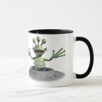 Kleines grünes alien