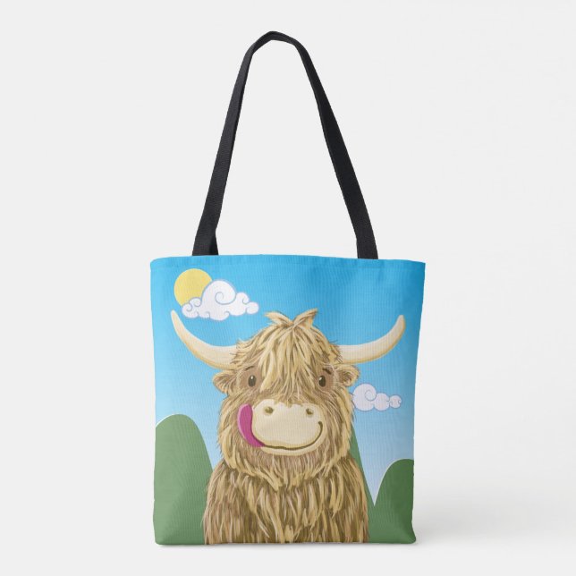 Kleines Hamish in der Wiese Tasche (Rückseite)
