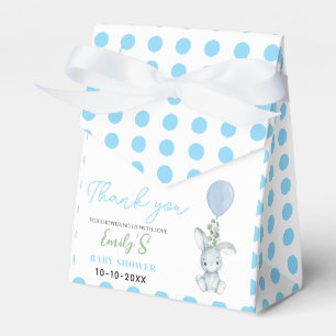 Kleines Häschen Eukalyptus Aquarell Baby Boy Baby Geschenkschachtel