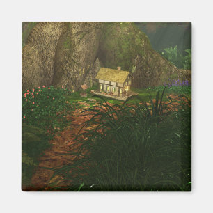 Kleines Haus im Big Woods Magnet