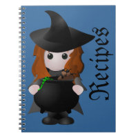Kleines Hexe-Rezept-Notizbuch
