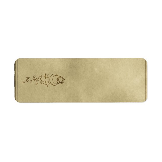 Kleines Himmelsapothecary Label (Vorne)