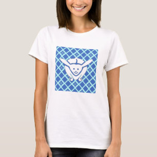 Kleines japanisches Kaninchen, blau T-Shirt