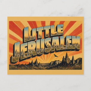Kleines Jerusalem Kansas Kreidespitzen Prärie Kuns Postkarte