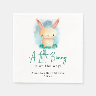 Kleines Kaninchen - Babyparty Serviette