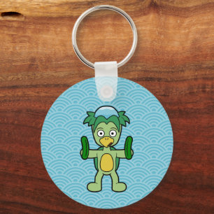 Kleines Kappa-Yokai-Monster Schlüsselanhänger