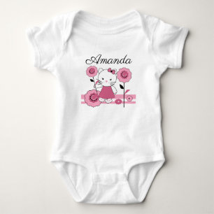 Kleines Kätzchen Baby Strampler
