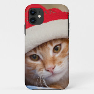 Kleines Kätzchen im roten Weihnachtshut title_seo2
