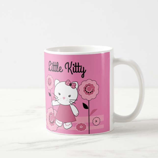 Kleines Kätzchen Kaffeetasse (Rechts)