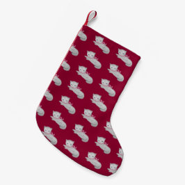 Kleines Kätzchen Kleiner Weihnachtsstrumpf