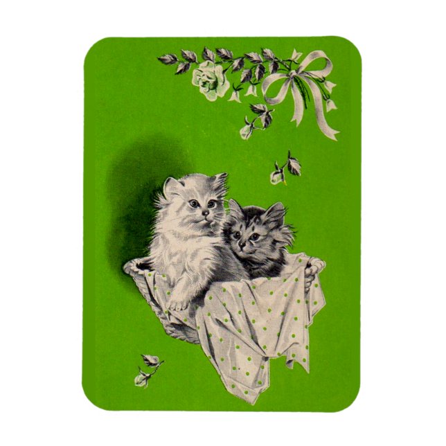 Kleines Kätzchen Magnet (Vertikal)